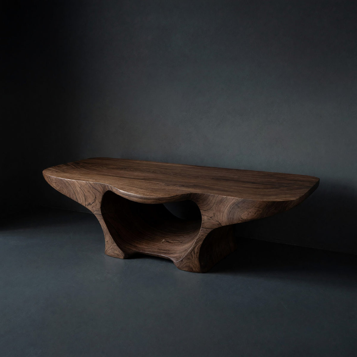 Solid Wood Teak Shower Bench With Curves Storage Space Bathroom