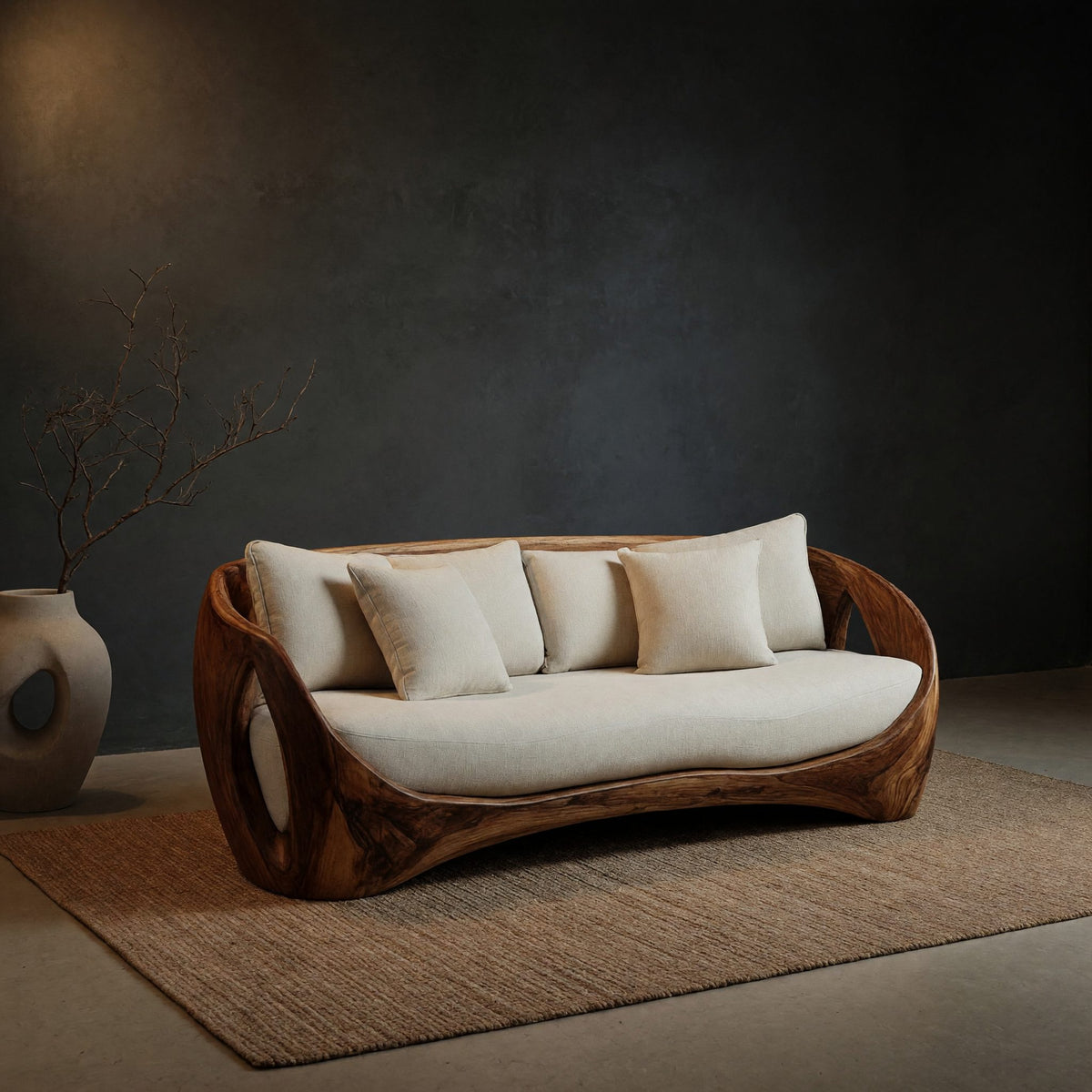 Natural wood grain detail