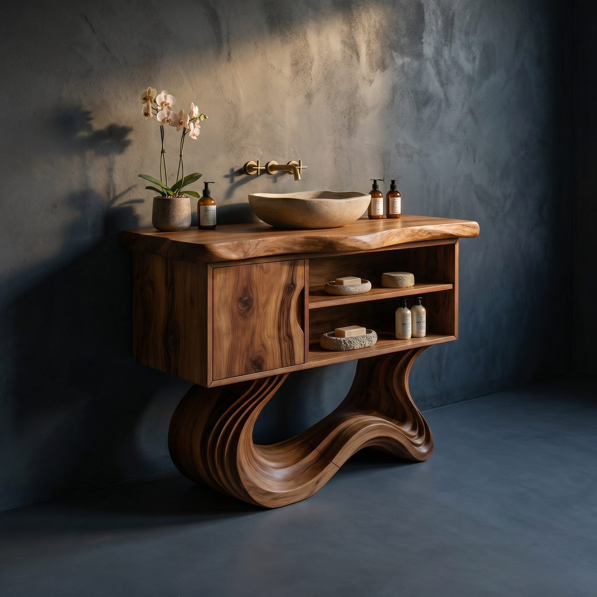 Natural wood grain detail