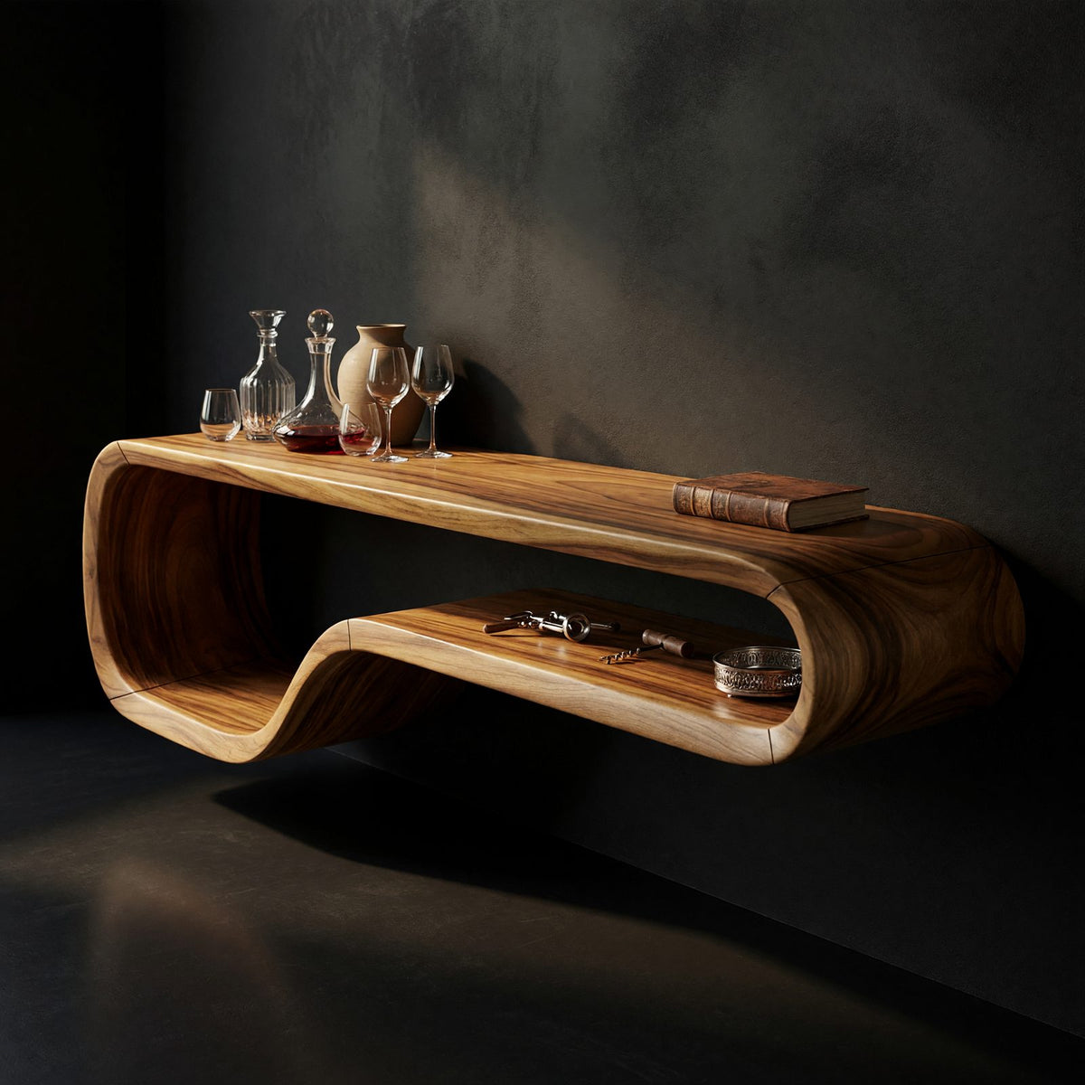 Natural wood grain detail