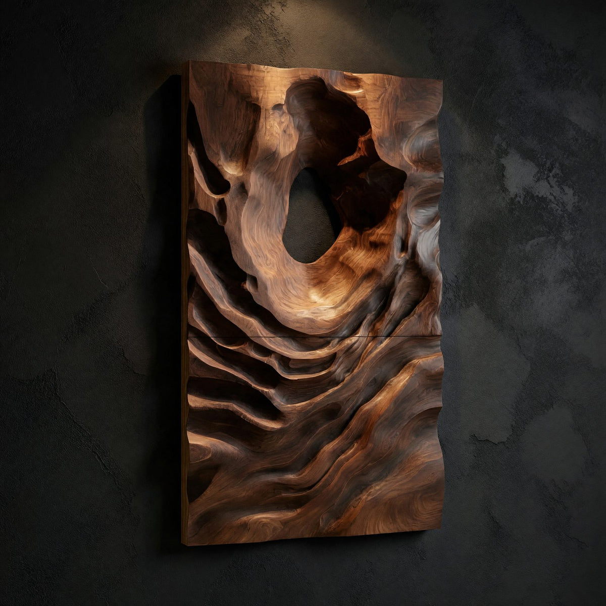 Natural wood grain detail