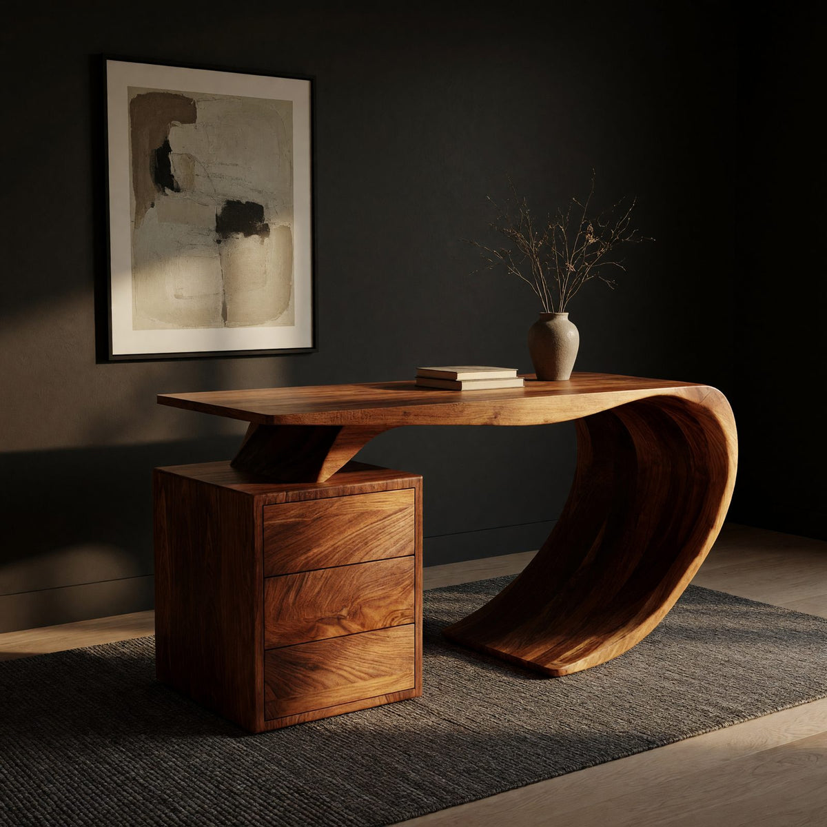 Natural wood grain detail