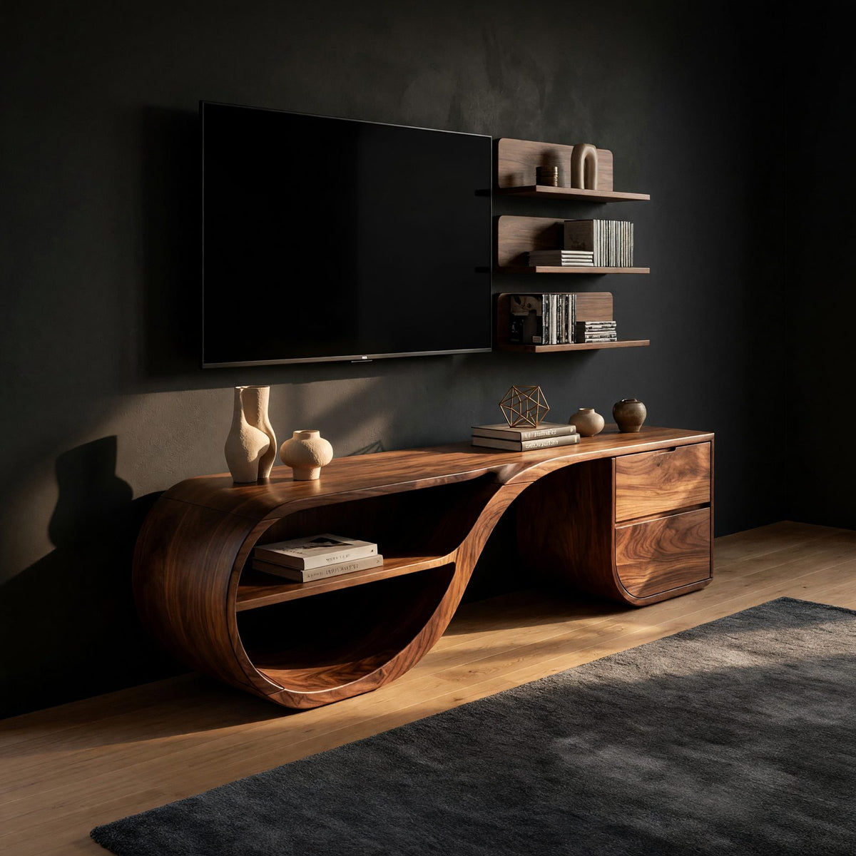 Natural wood grain detail