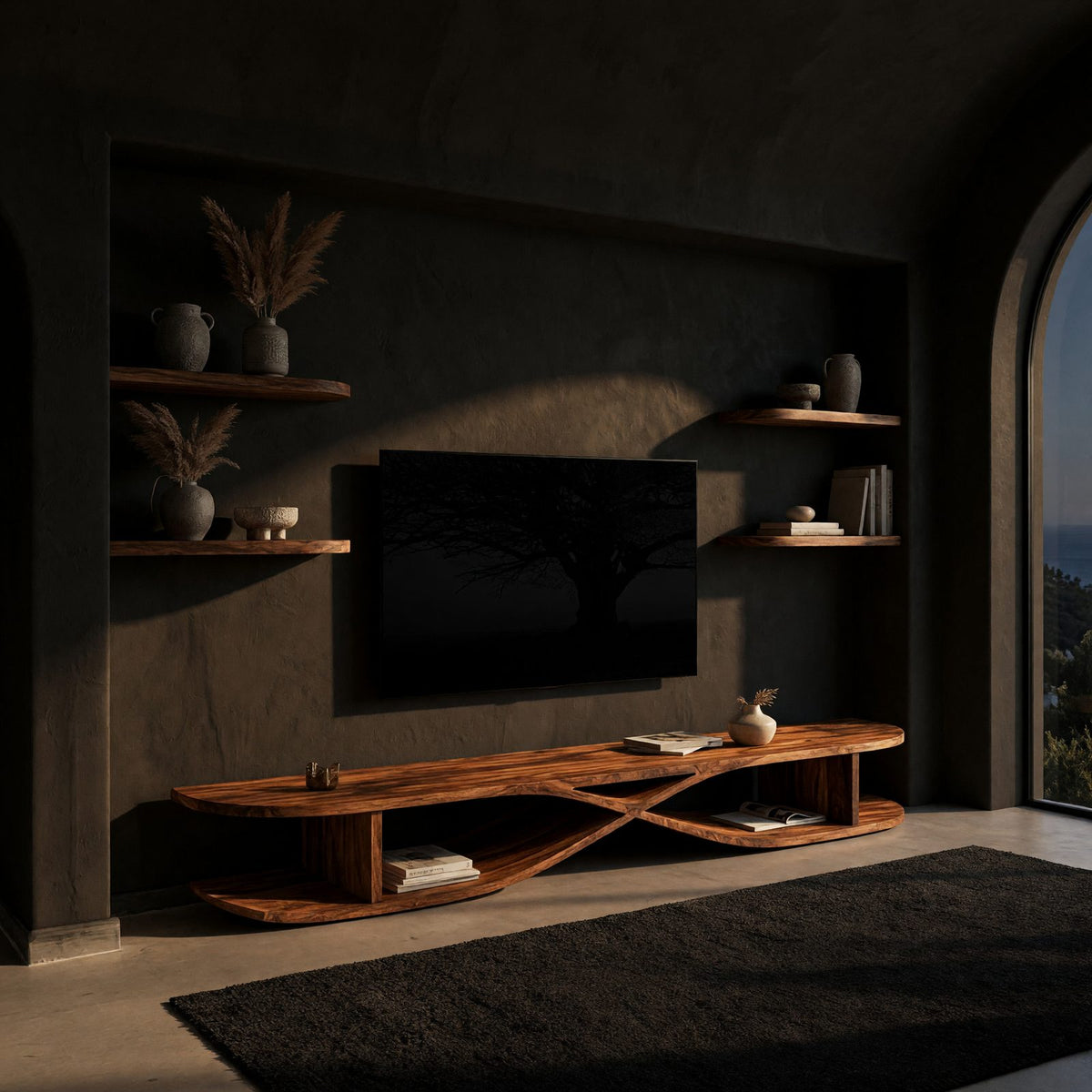 Natural wood grain detail