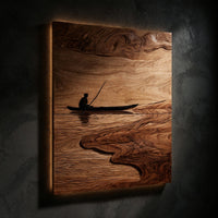 Palm Meridian Sunburst Carved Wall Relief Panel, view 2 — view 2