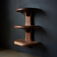 Solid Wood Mushroom Shelf Live Edge Elegant, view 2
