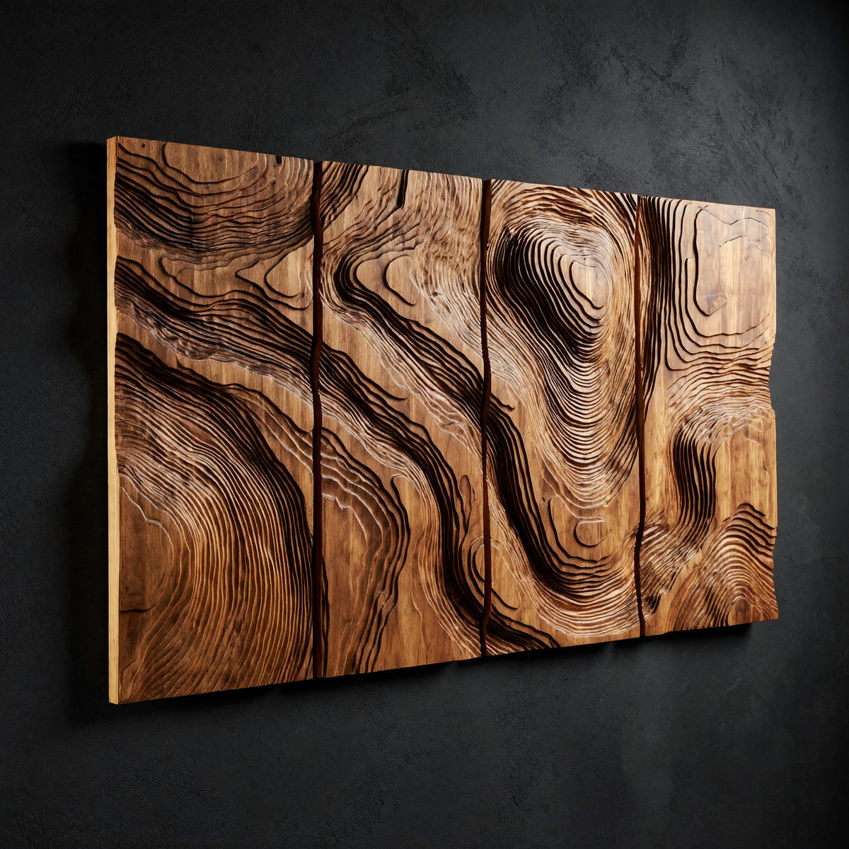 Natural wood grain detail
