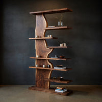 Solid Wood Standing Shelf Living Room, III, view 2