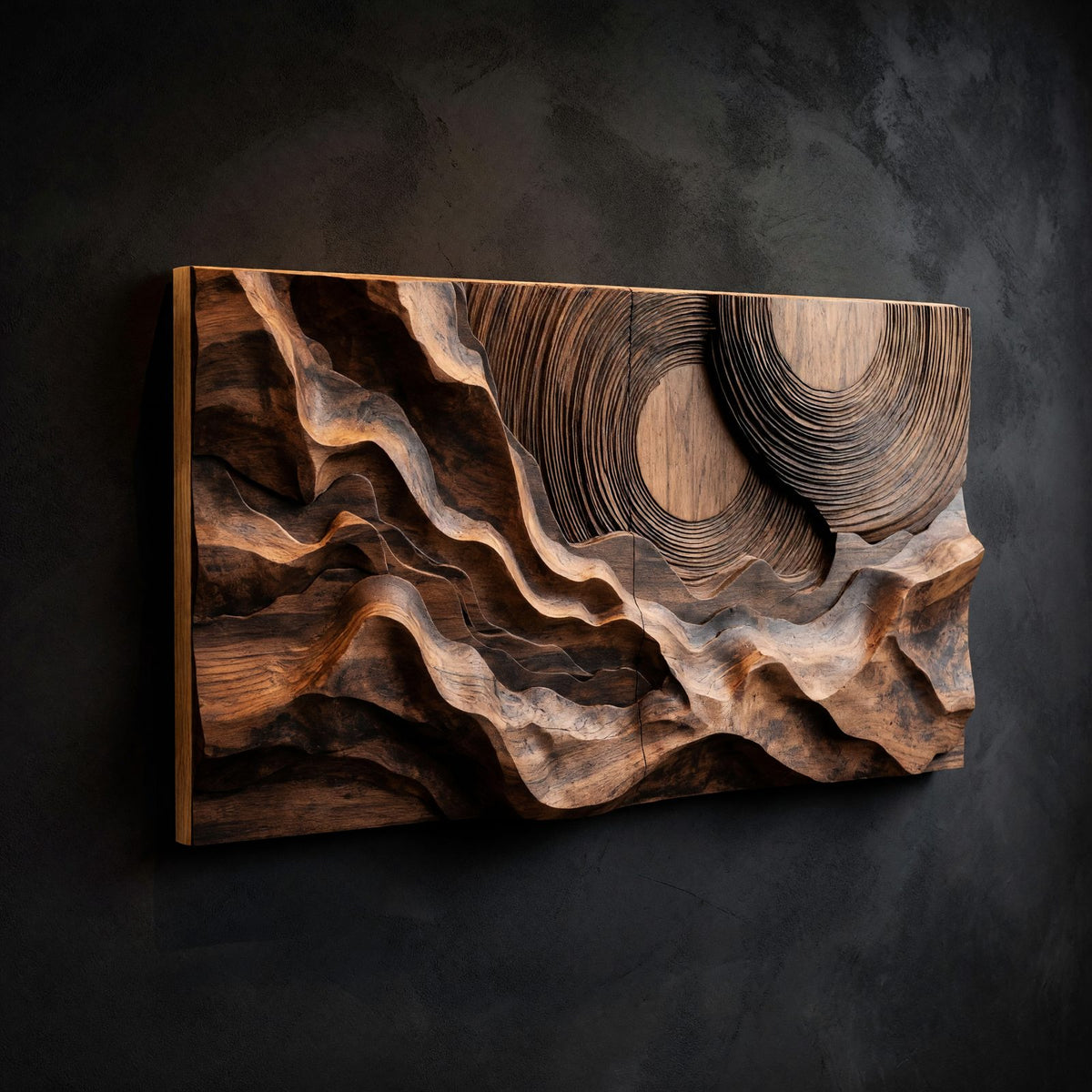 Natural wood grain detail