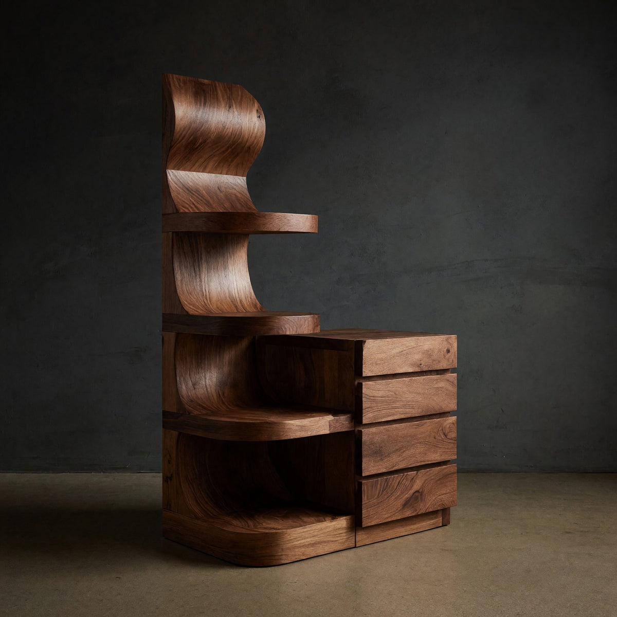 Natural wood grain detail