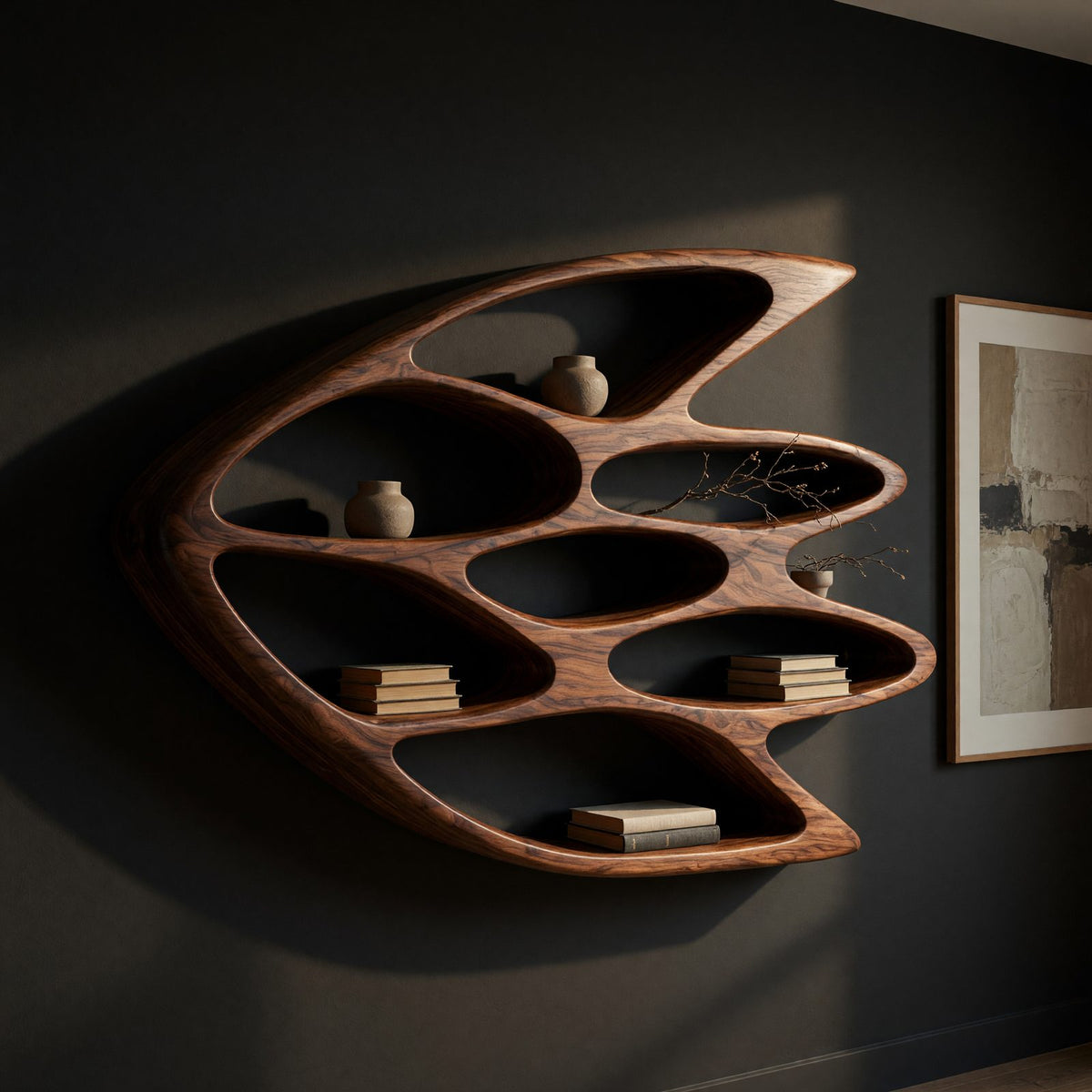Natural wood grain detail