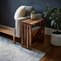 Solid Wood Sofa Arm Table Side Living Room, view 2