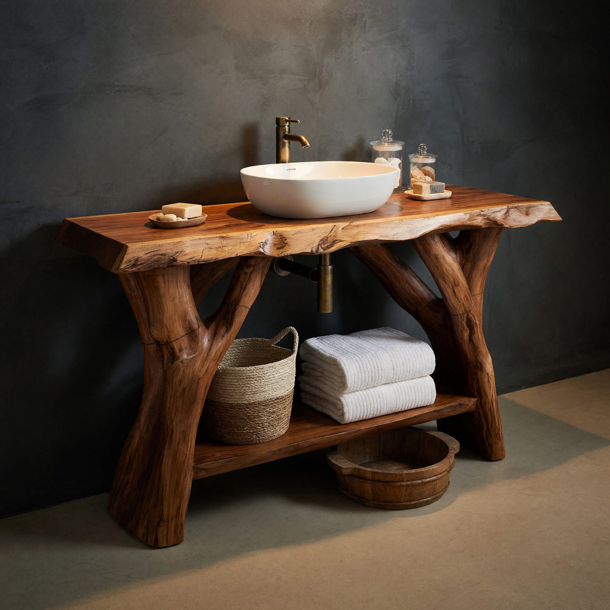 Natural wood grain detail