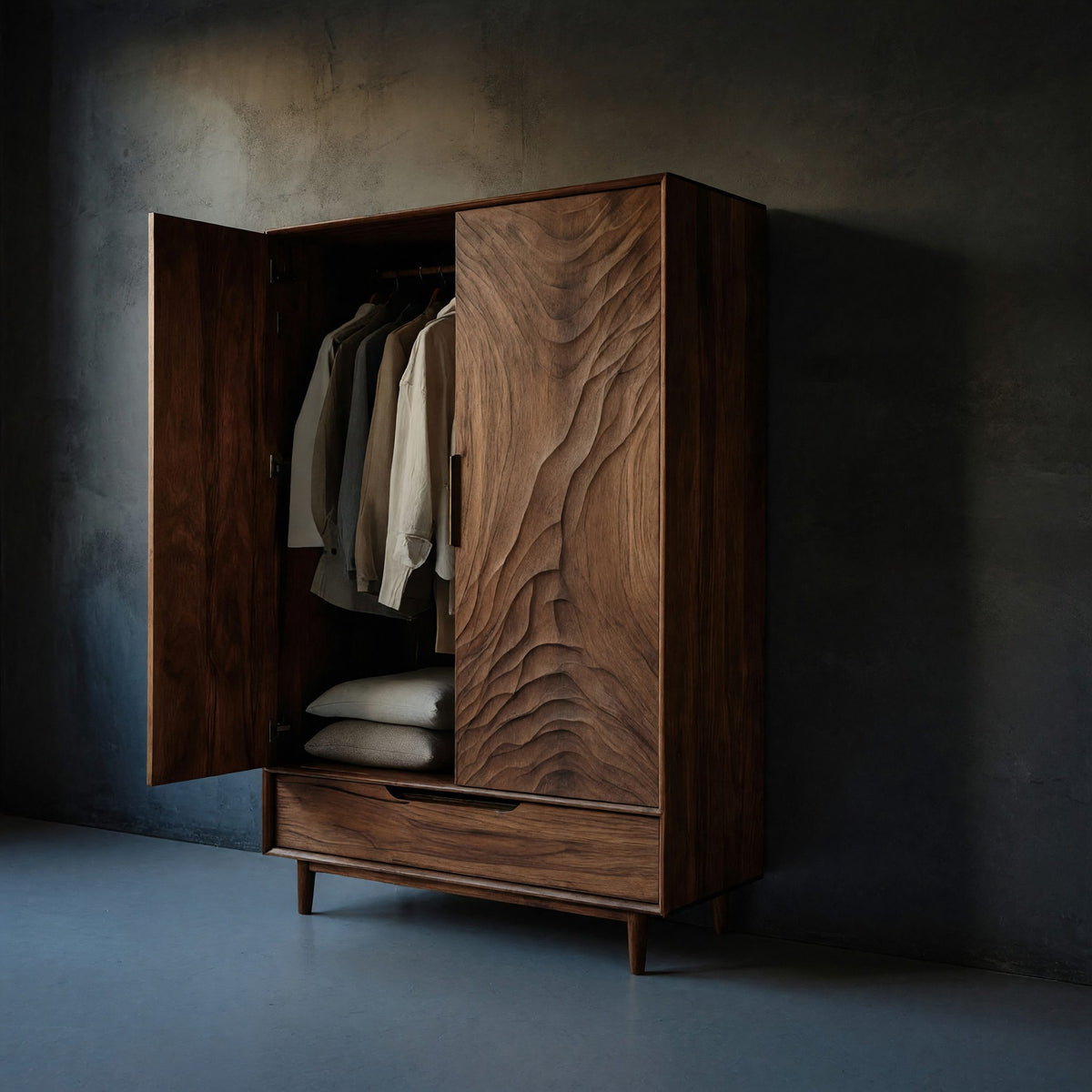 Natural wood grain detail
