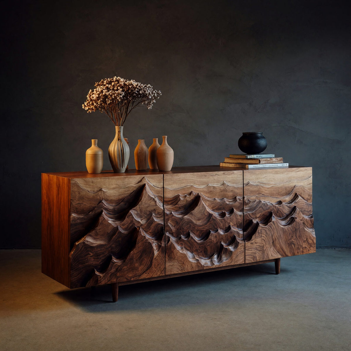 Natural wood grain detail