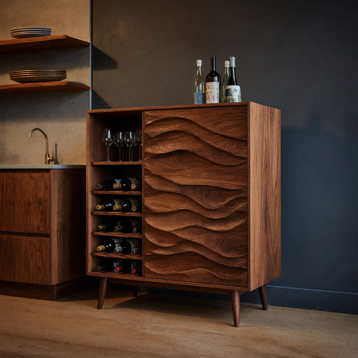Natural wood grain detail