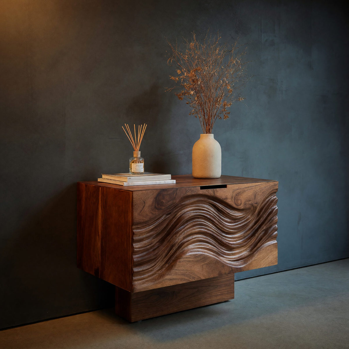 Natural wood grain detail
