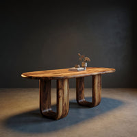 Contemporary Dining Table For Home Bar Area, view 2