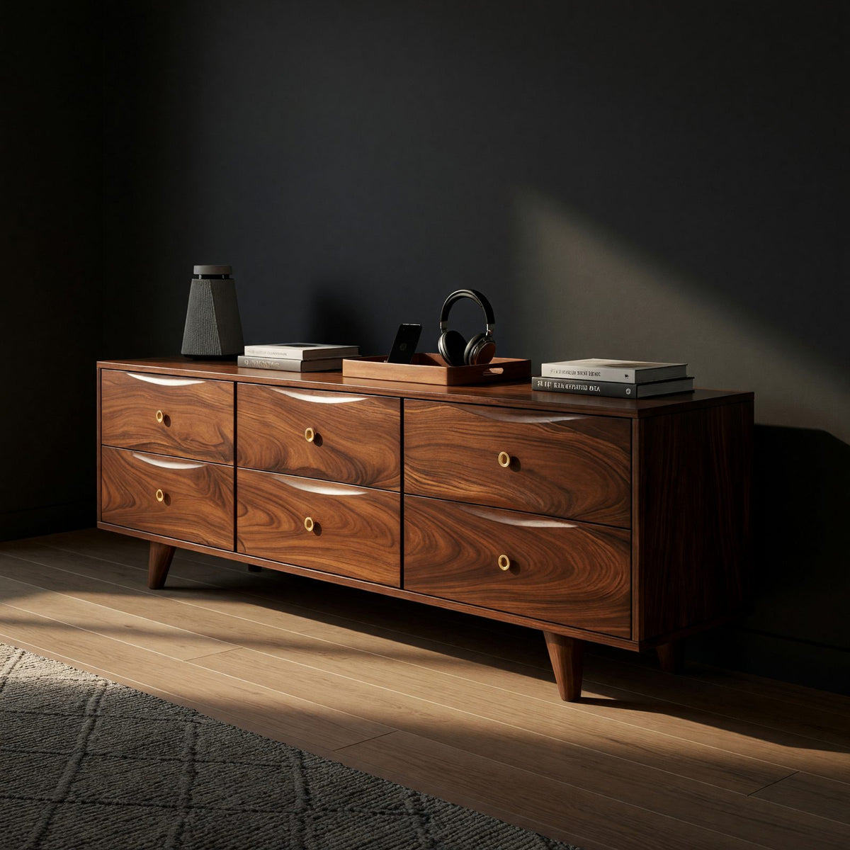 Natural wood grain detail