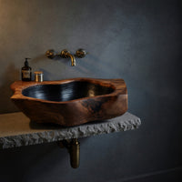 Solid Wood Sink Vanity Farmhouse Solid Bathroom, II, view 2