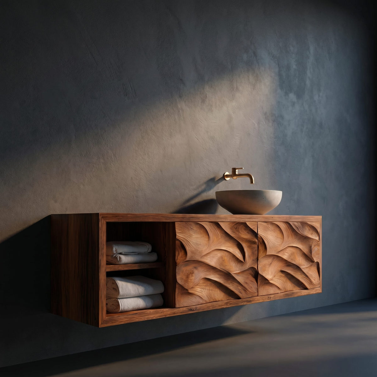 Natural wood grain detail