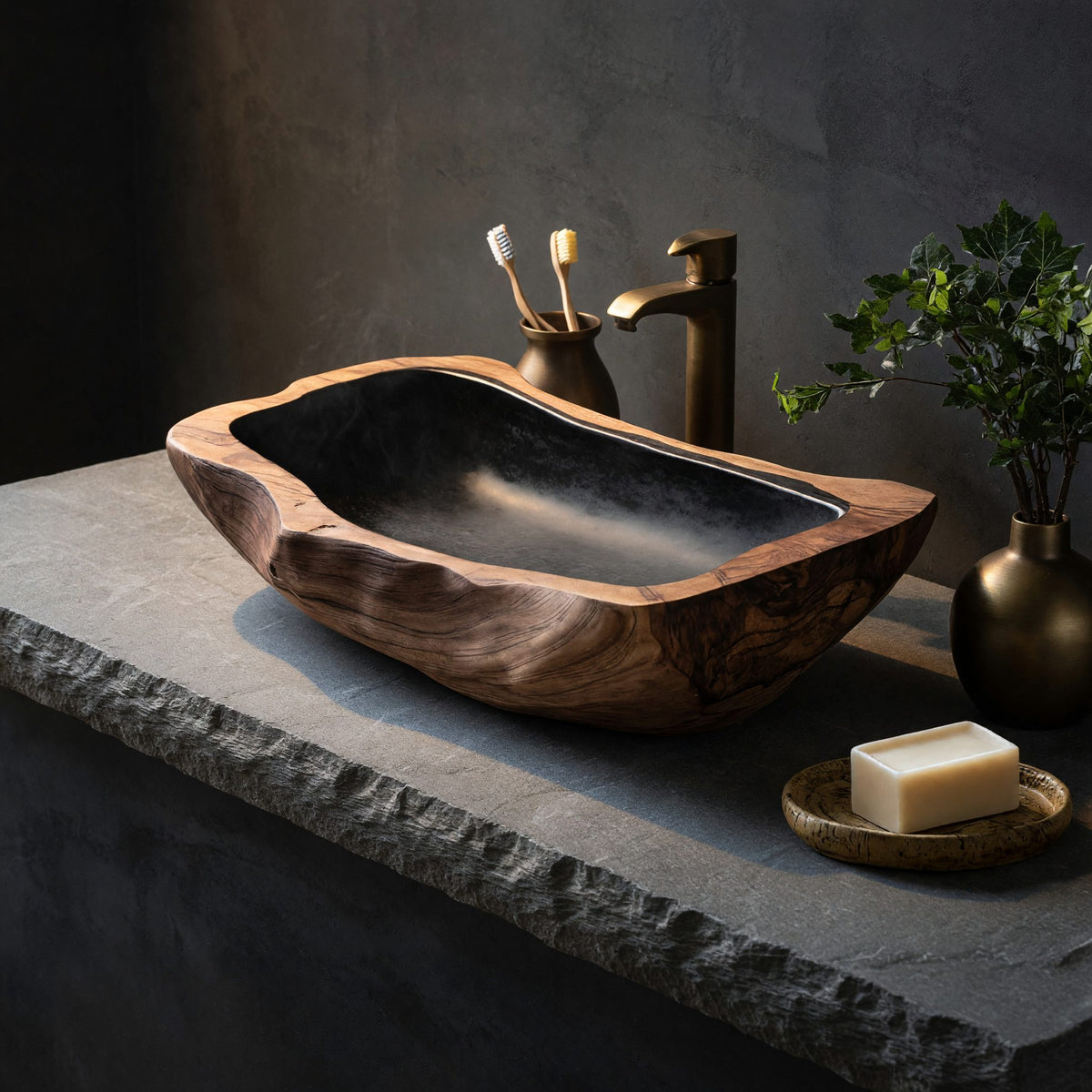 Natural wood grain detail