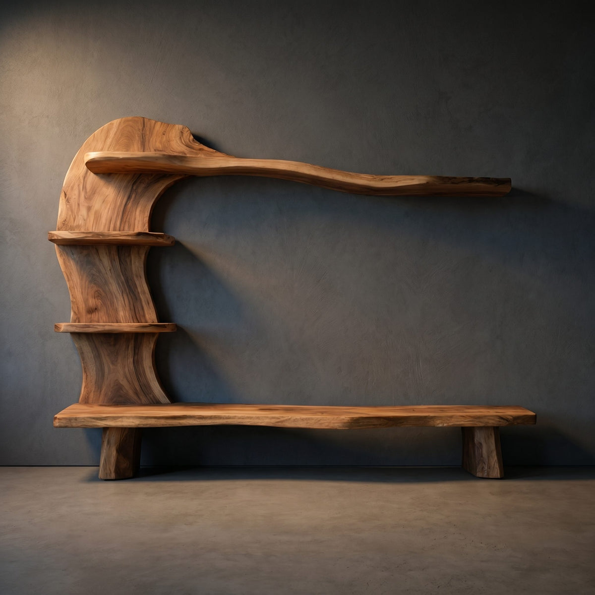 Natural wood grain detail