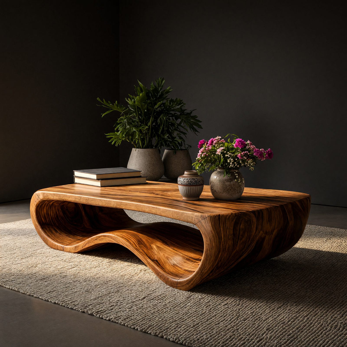 Natural wood grain detail