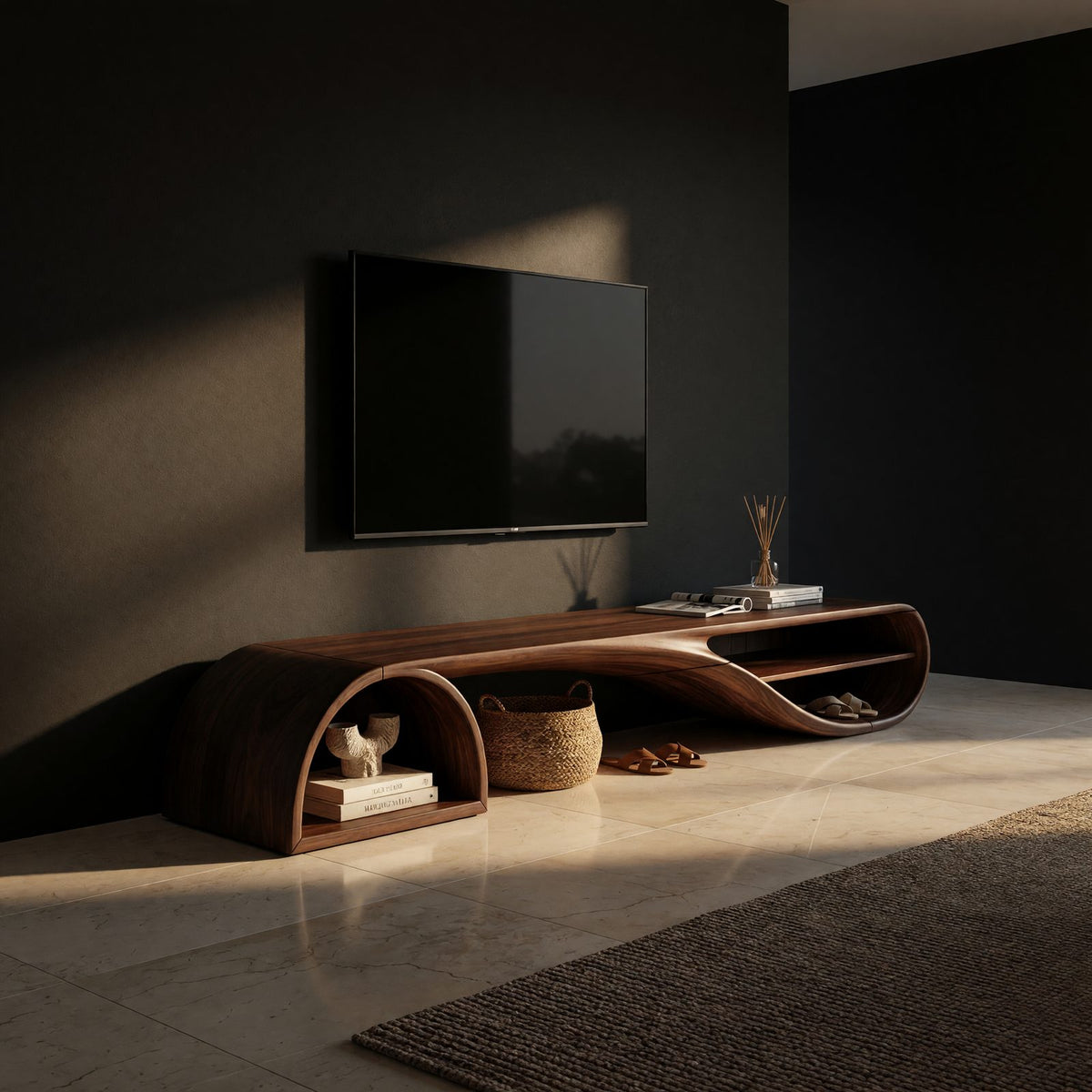 Natural wood grain detail