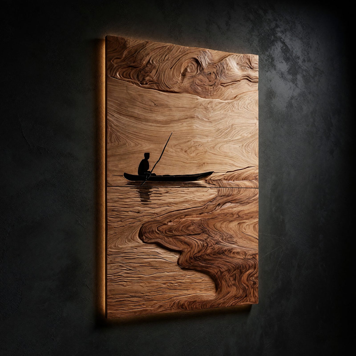 Natural wood grain detail