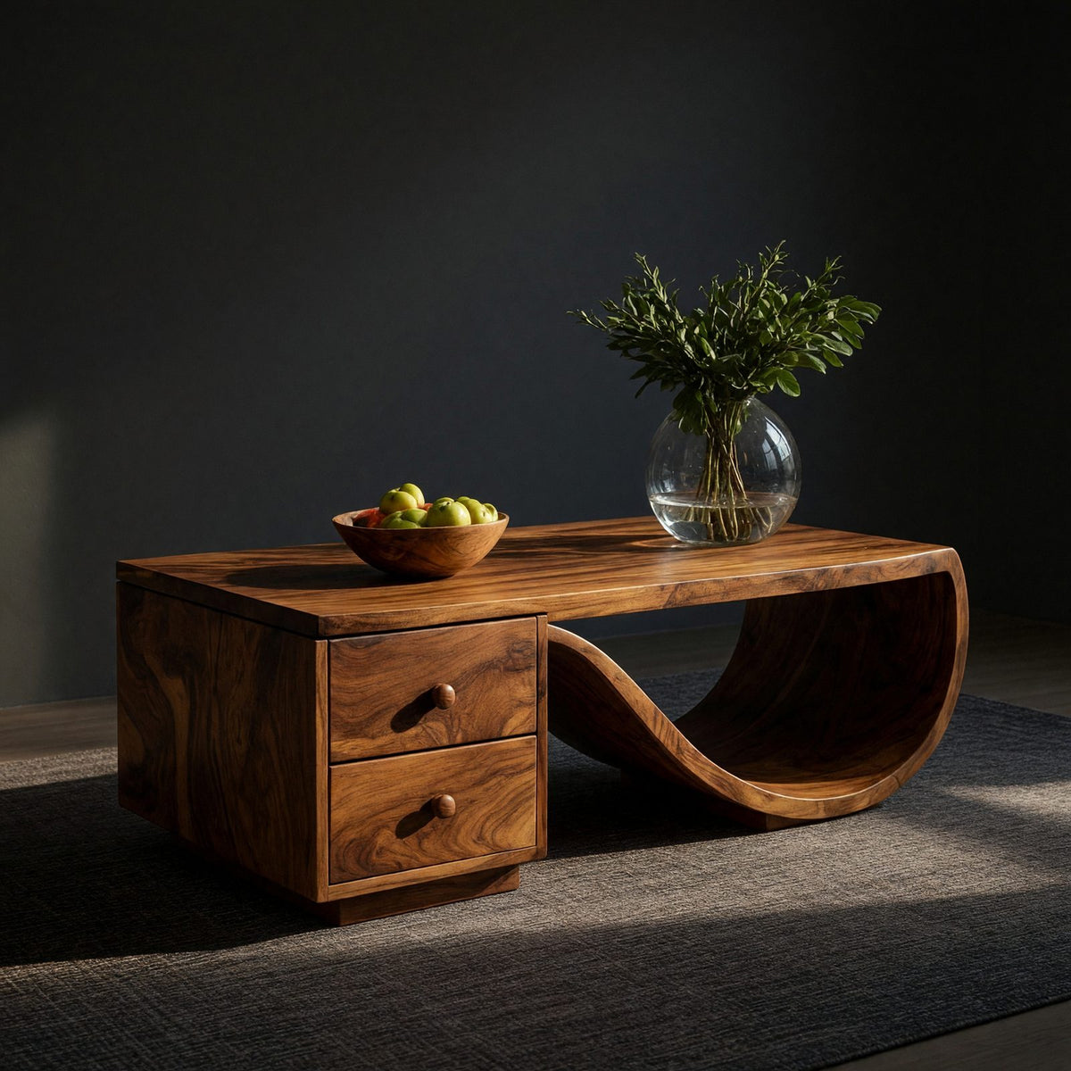 Natural wood grain detail