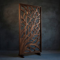 Solid Wood Room Divider Flowing Carved Living, view 2