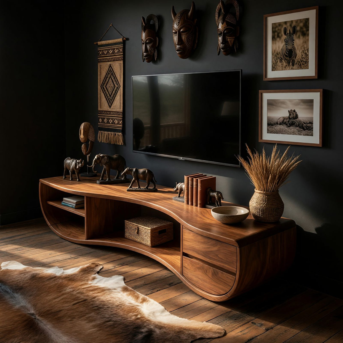 Natural wood grain detail