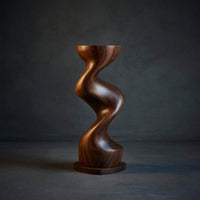 Solid Wood Sculpture Wall Art Farmhouse Solid Abstract Garden, view 2