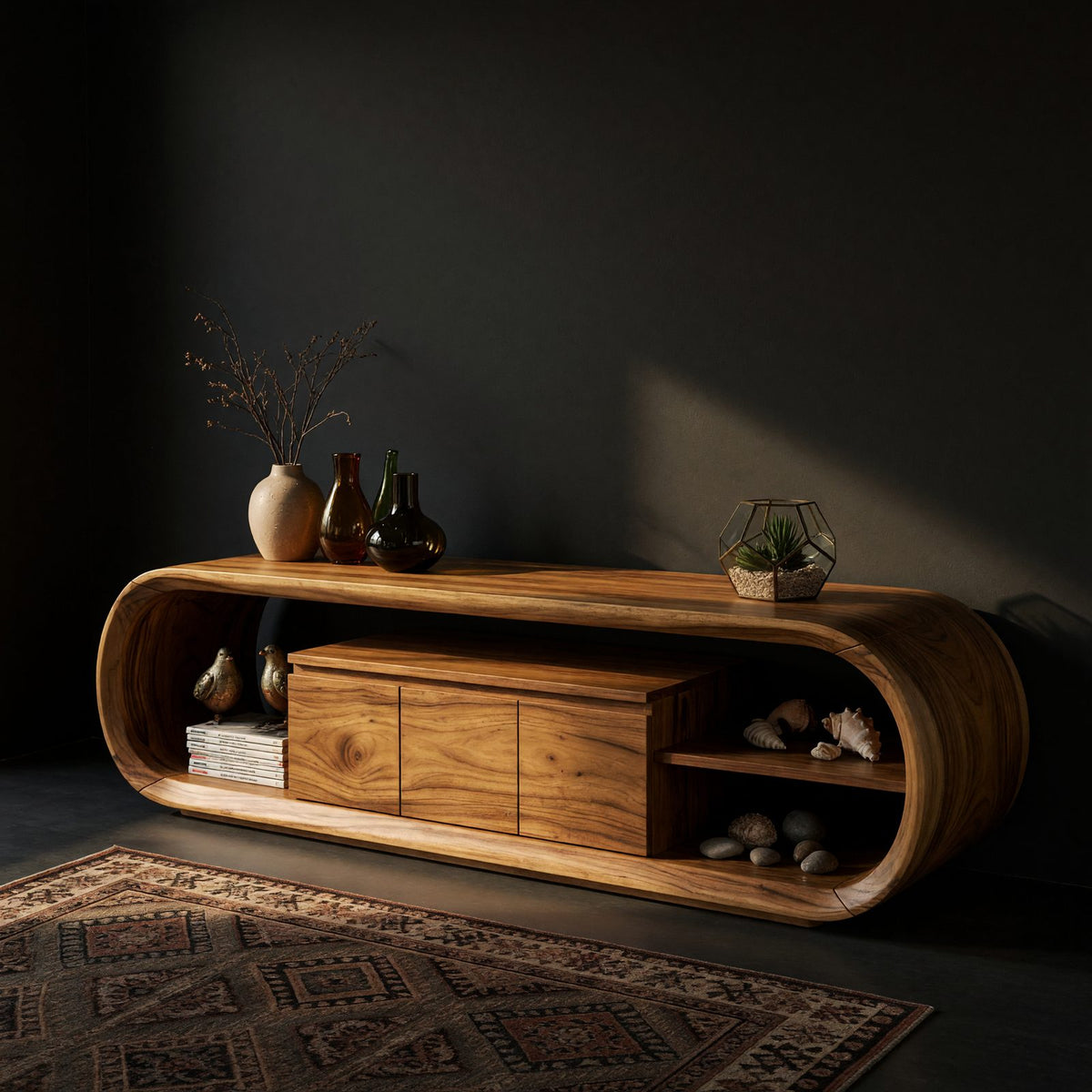 Natural wood grain detail