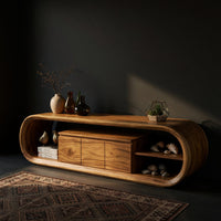 Media Console for a Living Room That Stays Uncluttered, view 2