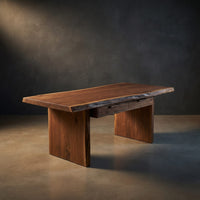 Solid Wood Vanity Desk With Storage Drawers, view 2