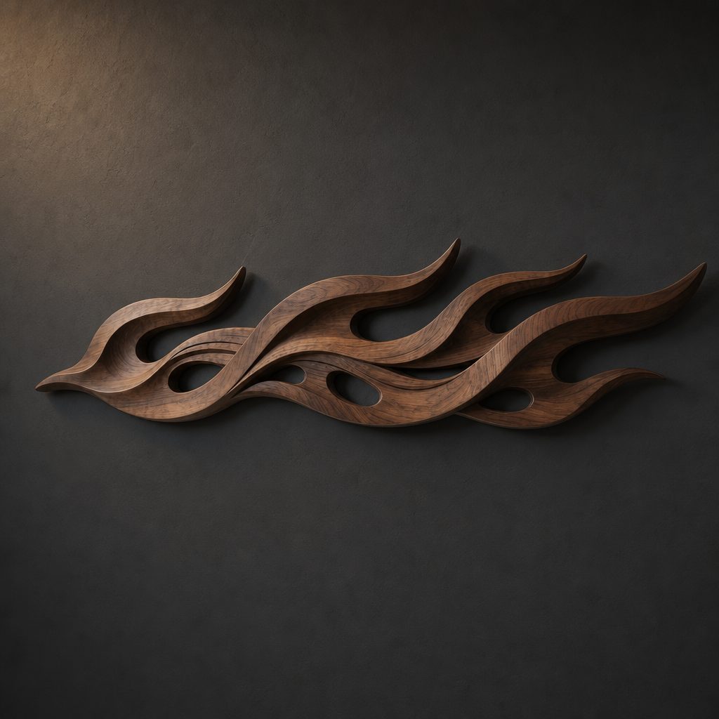 Natural wood grain detail