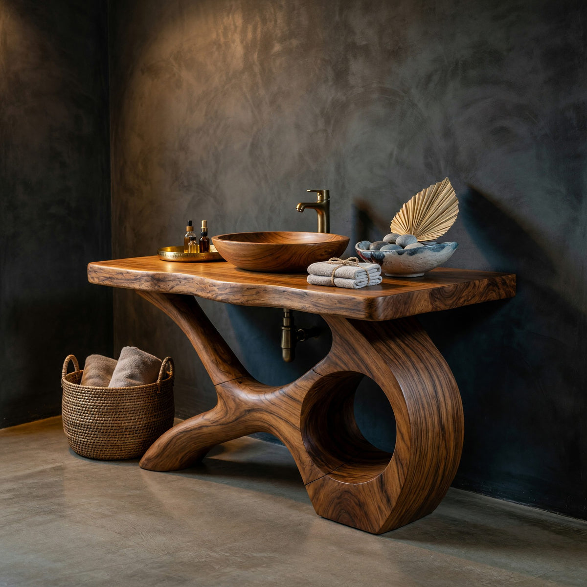 Natural wood grain detail
