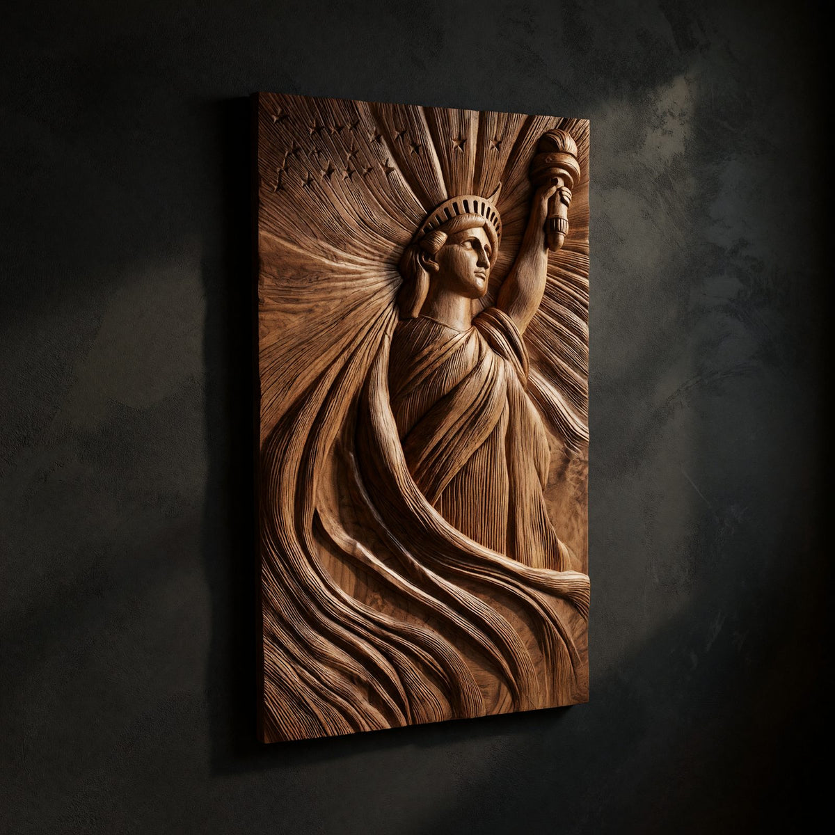 Natural wood grain detail