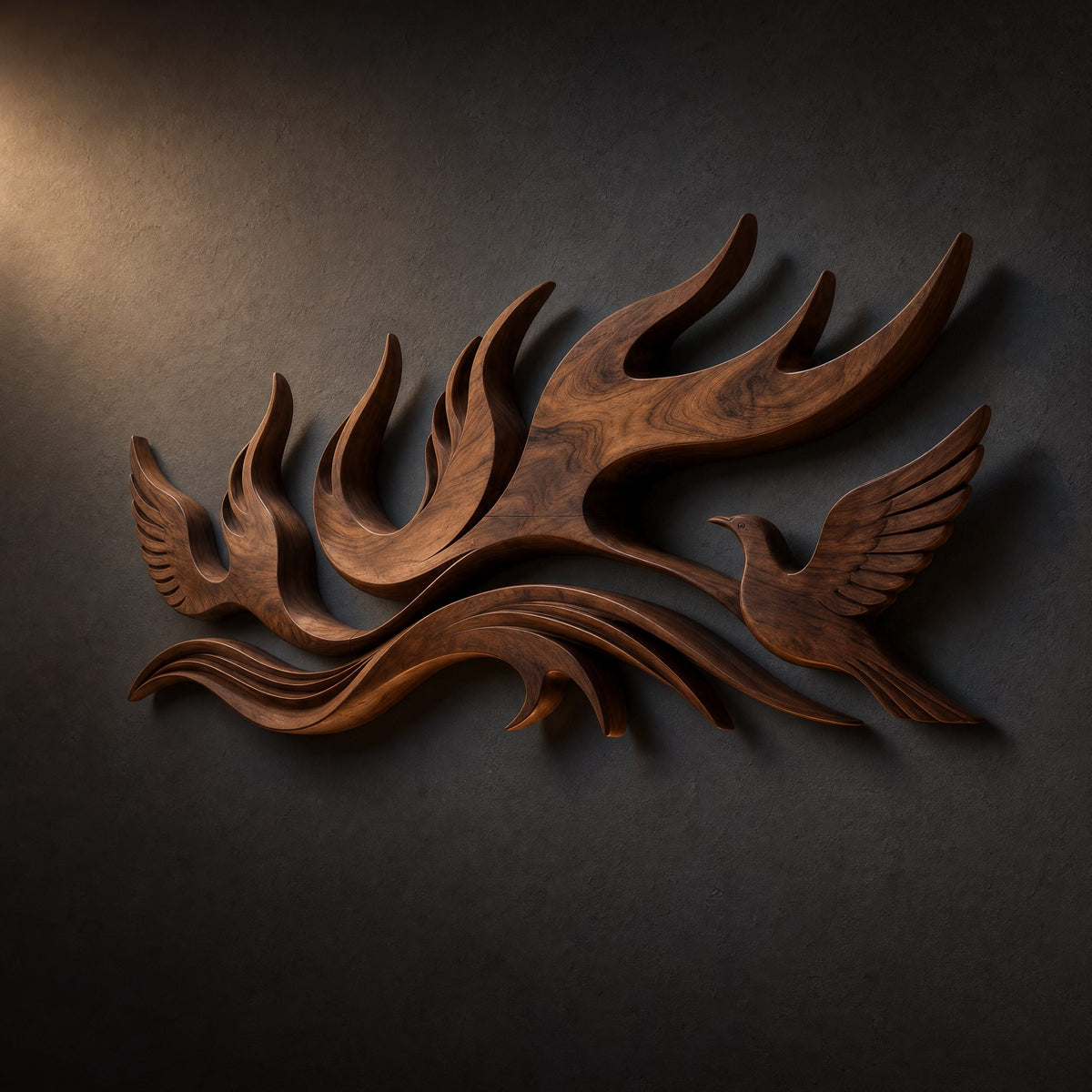 Natural wood grain detail