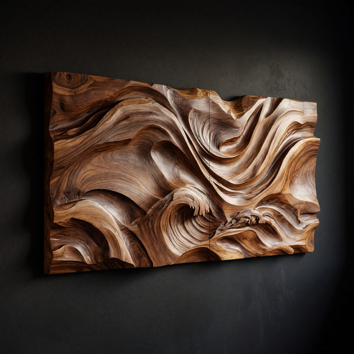 Natural wood grain detail