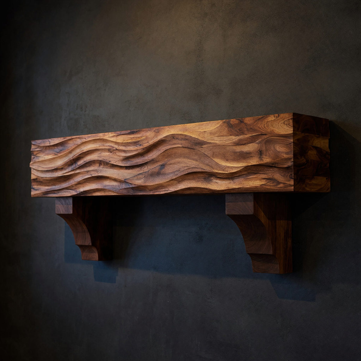 Natural wood grain detail