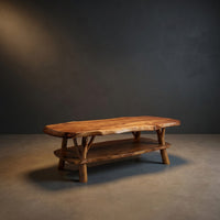Natural Wood Coffee Table For Studio Lounge, view 2