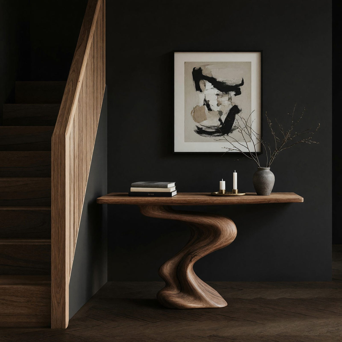 Natural wood grain detail
