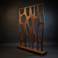 Solid Wood Room Divider With Openwork Bedroom Living, view 2