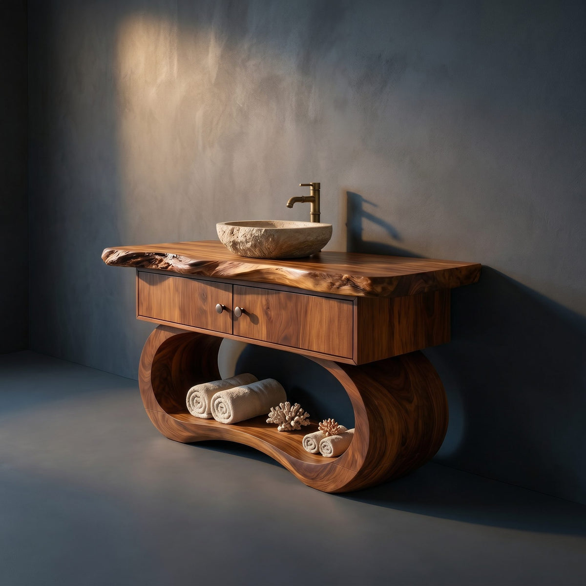 Natural wood grain detail