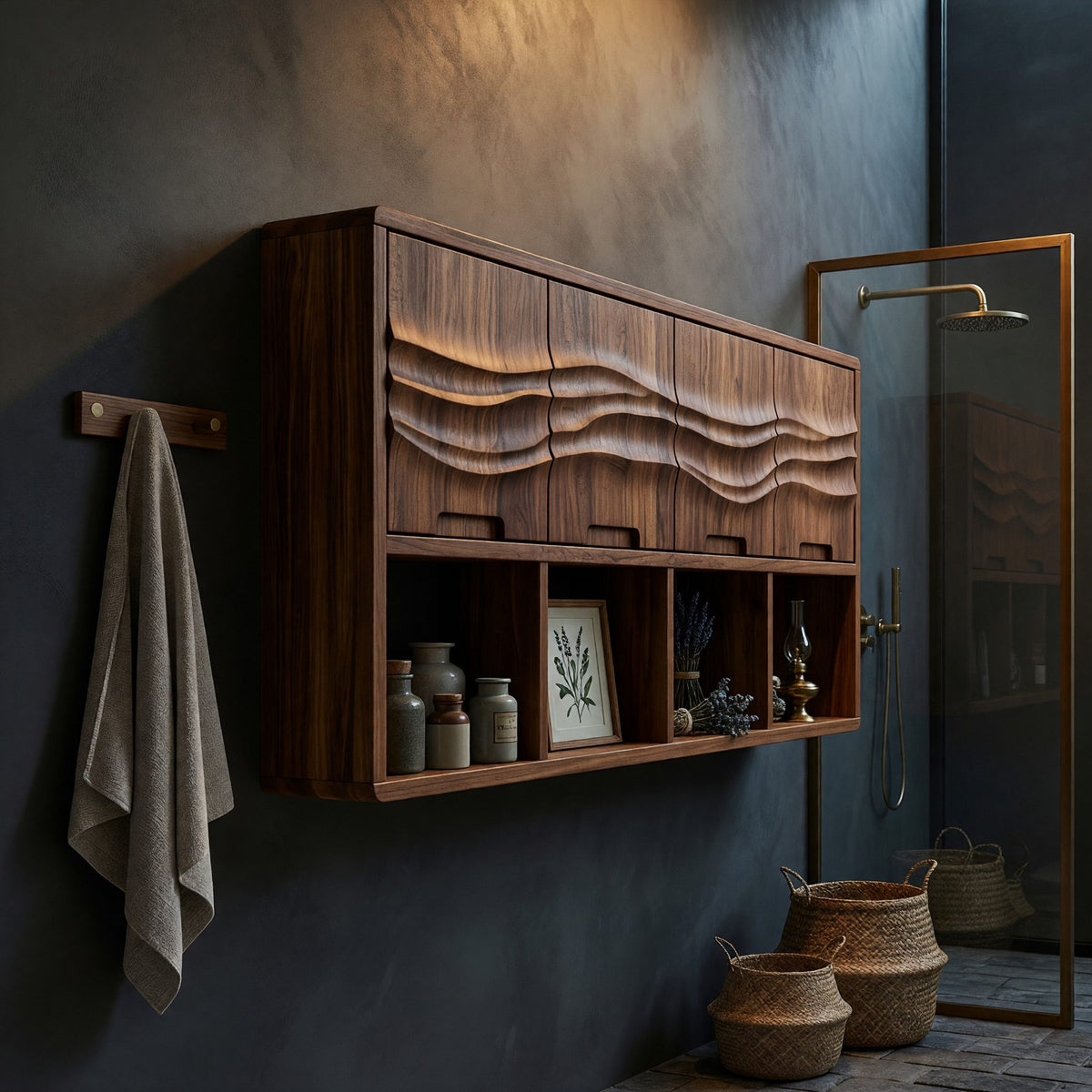 Natural wood grain detail