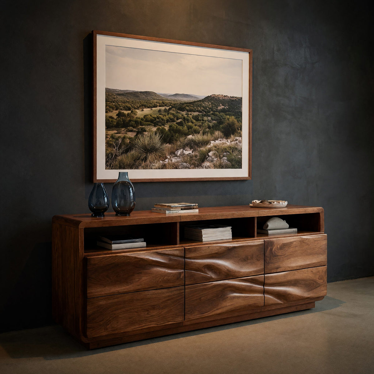 Natural wood grain detail