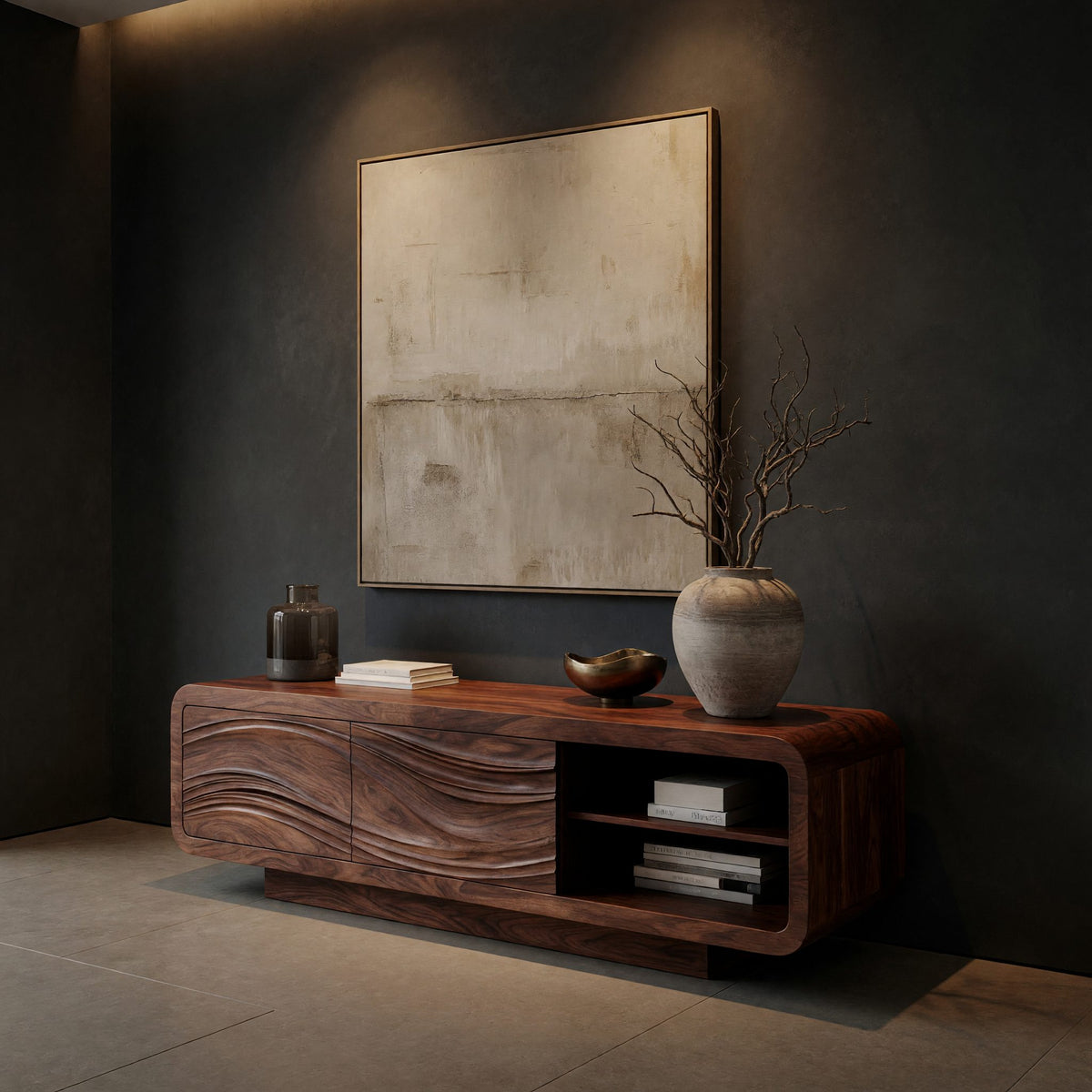 Natural wood grain detail